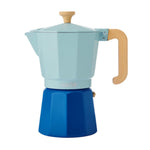 La Cafetiere Blue 6 Cup Expresso Maker - LC Espresso Maker 2 Tone 6 Cup Sky Blue Sterling Home 3
