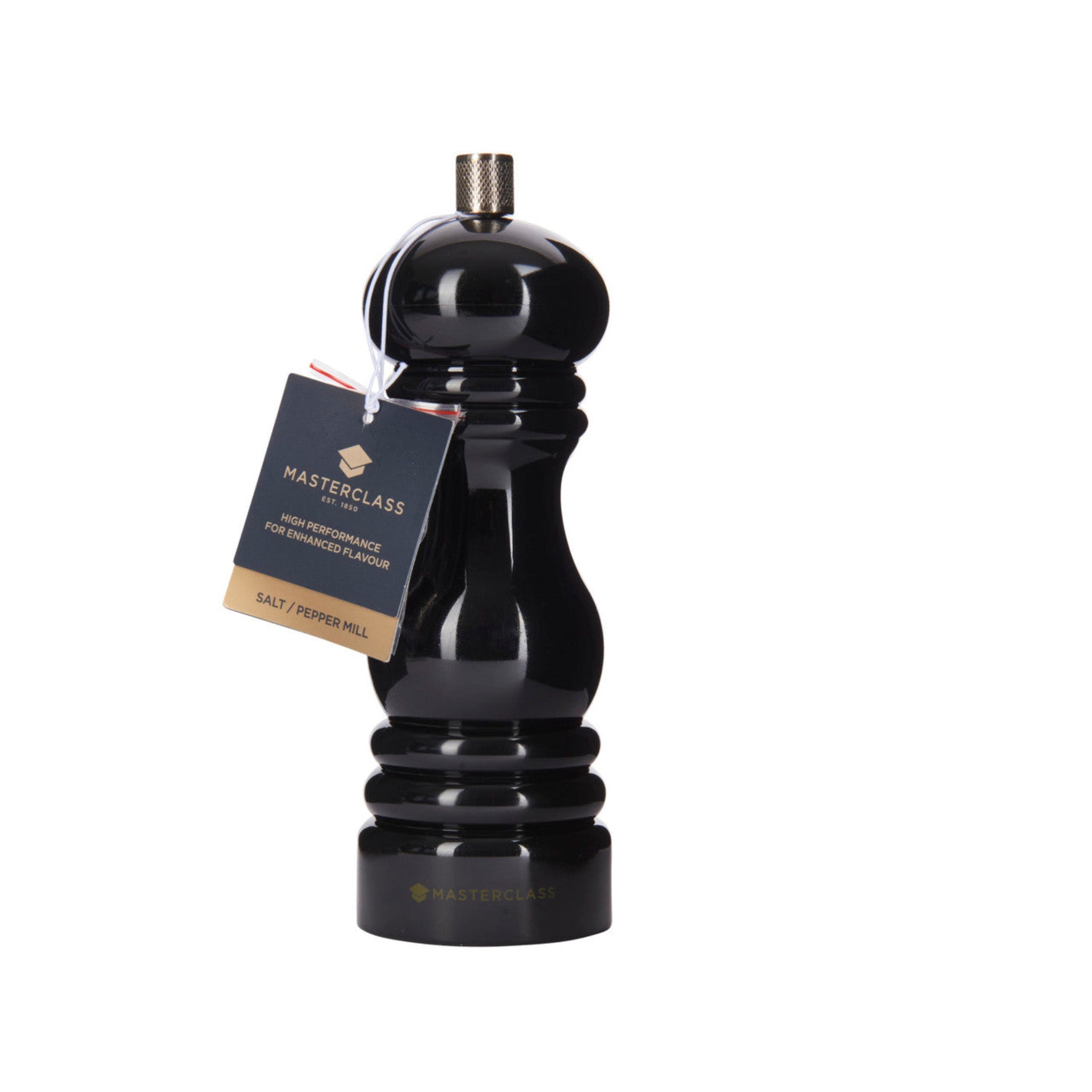 Masterclass Black Salt and Pepper Mill - Mc Salt/Pepper Mill 17CM Black Sterling Home 1