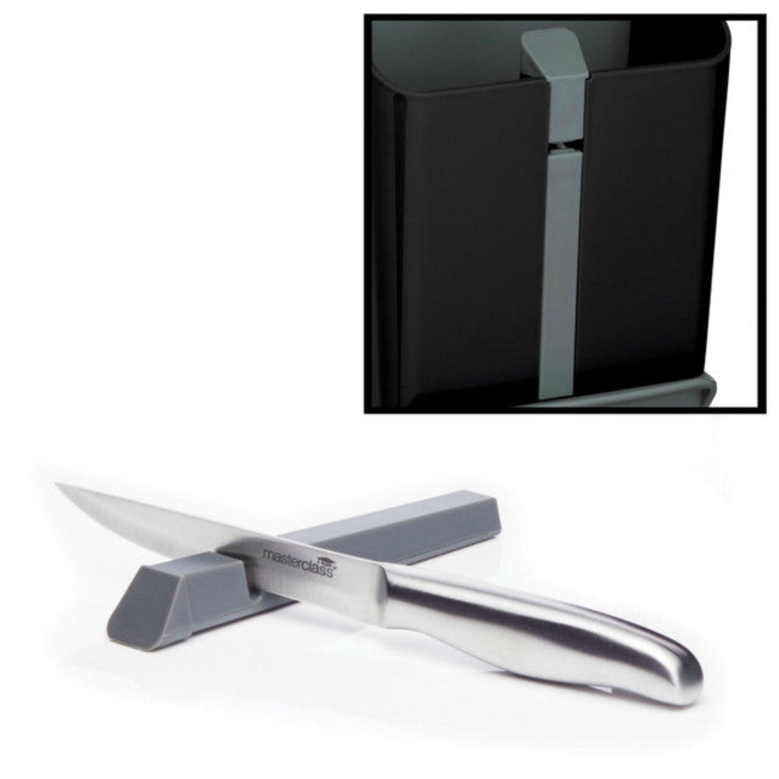MasterClass Utensil Holder And Knife Block Sterling Home 3