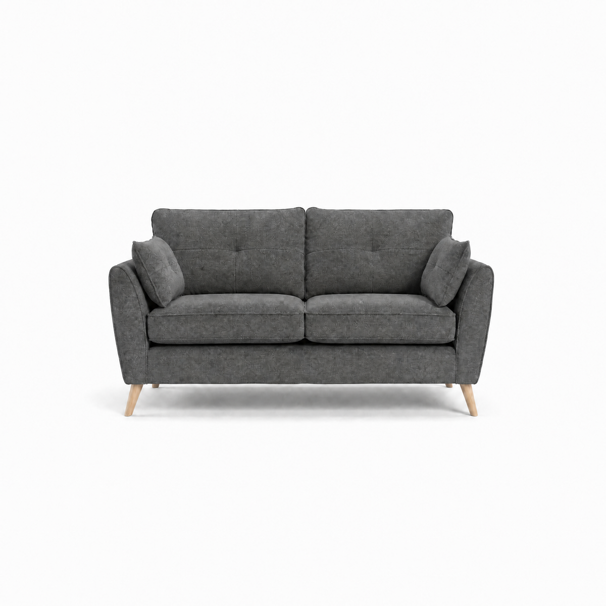 Zara 2 Seater Sofa - 2 Seater Sofa 2 Seater Sofas Sterling Home 22 Kensington Graphite Light Feet