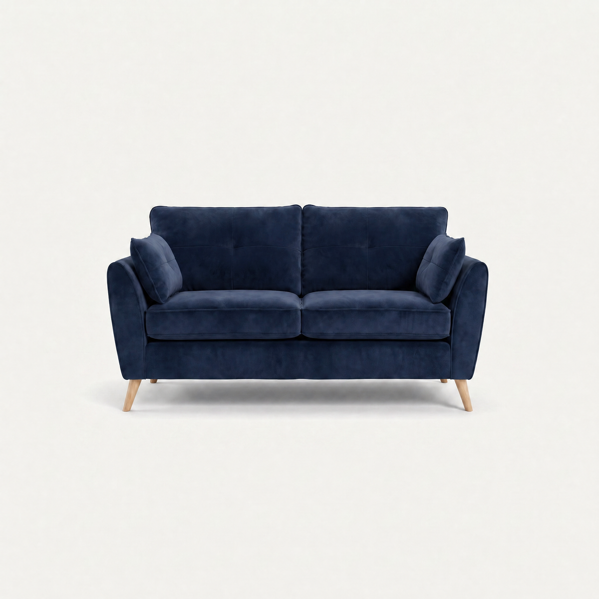 Zara 2 Seater Sofa - 2 Seater Sofa 2 Seater Sofas Sterling Home 20 Plush Navy Light Feet