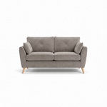 Zara 2 Seater Sofa - 2 Seater Sofa 2 Seater Sofas Sterling Home 21 Plush Pebble Light Feet