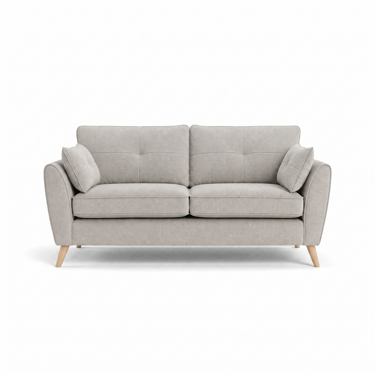Zara 3 Seater Sofa - 3 Seater Sofa 3 Seater Sofas Sterling Home 15 Kensington Mink Light Feet