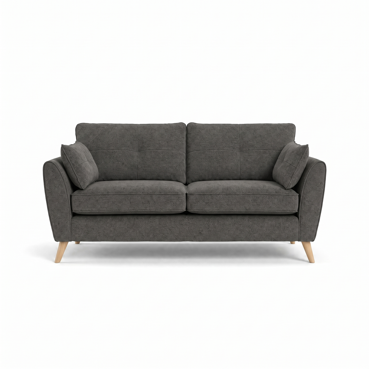 Zara 3 Seater Sofa - 3 Seater Sofa 3 Seater Sofas Sterling Home 18 Kensington Graphite Light Feet