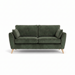 Zara 3 Seater Sofa - 3 Seater Sofa 3 Seater Sofas Sterling Home 20 Plush Emerald Light Feet