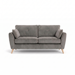 Zara 3 Seater Sofa - 3 Seater Sofa 3 Seater Sofas Sterling Home 14 Plush Silver Light Feet