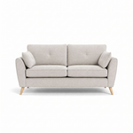 Zara 3 Seater Sofa - 3 Seater Sofa 3 Seater Sofas Sterling Home 17 Kensington Silver Light Feet