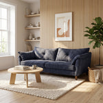 Zara 4 Seater Sofa - 4 Seater Sofa — Kingstown Navy, gallery image 1