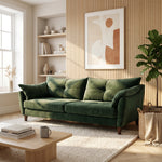 Zara 4 Seater Sofa - 4 Seater Sofa — Plush Emerald, gallery image 1