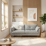 Zara 4 Seater Sofa - 4 Seater Sofa — Kingstown Silver, gallery image 1