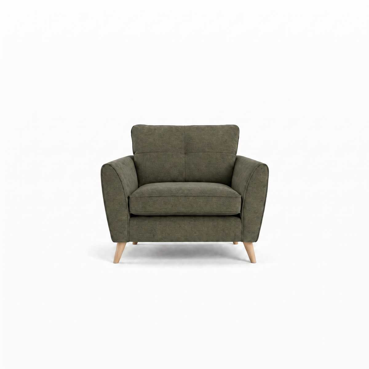 Zara Armchair - Armchair Armchairs Sterling Home 21 Kensington Moss Light Feet