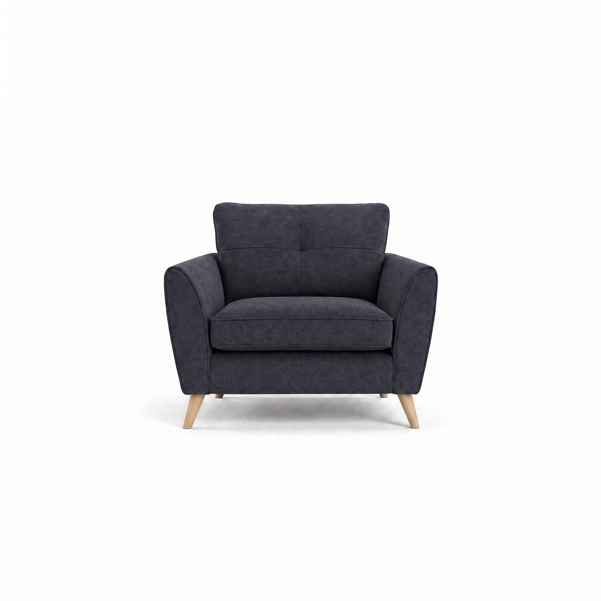 Zara Armchair - Armchair Armchairs Sterling Home 23 Kensington Navy Light Feet
