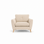 Zara Armchair - Armchair Armchairs Sterling Home 19 Kensington Cream Light Feet