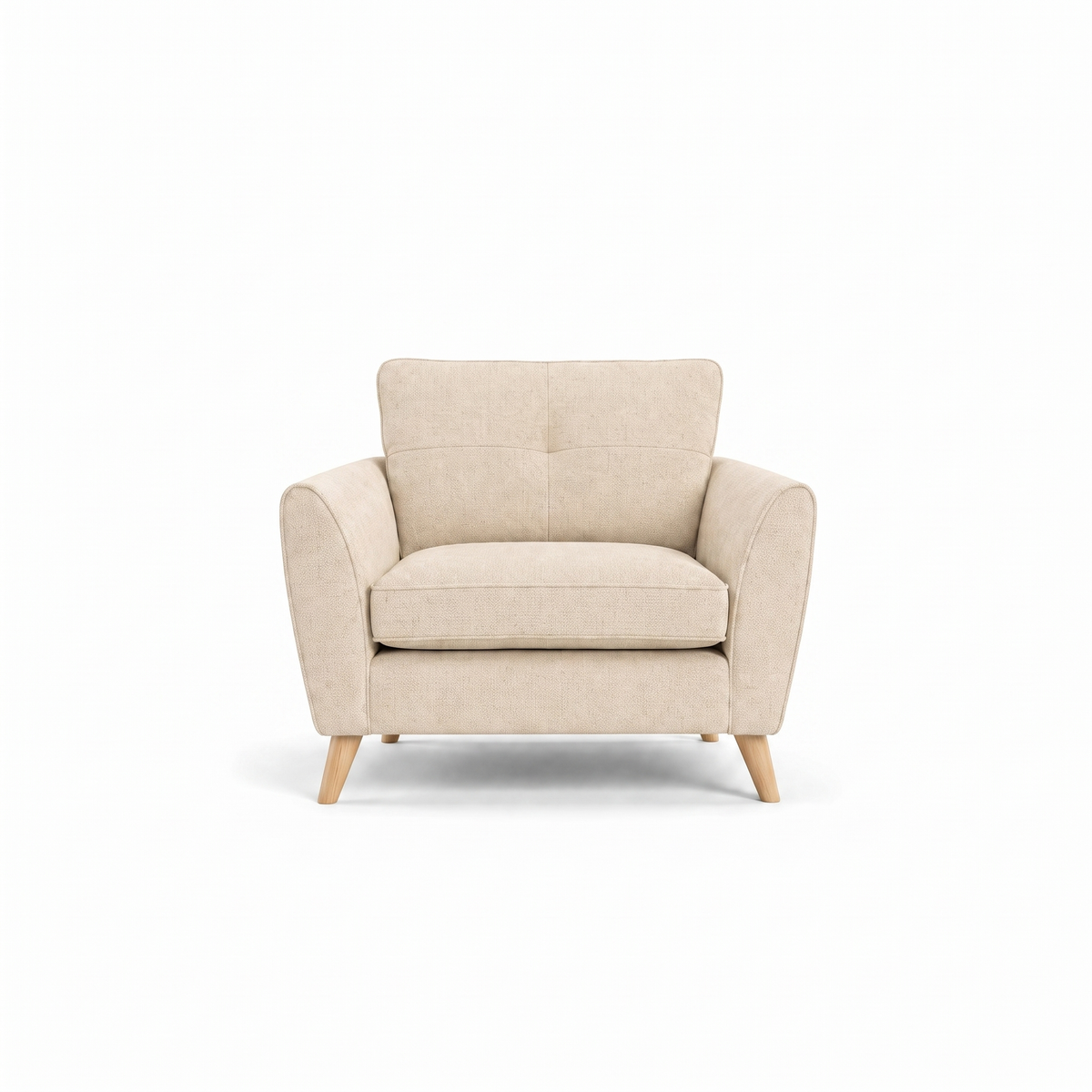 Zara Armchair - Armchair Armchairs Sterling Home 19 Kensington Cream Light Feet
