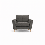 Zara Armchair - Armchair Armchairs Sterling Home 18 Kensington Graphite Light Feet
