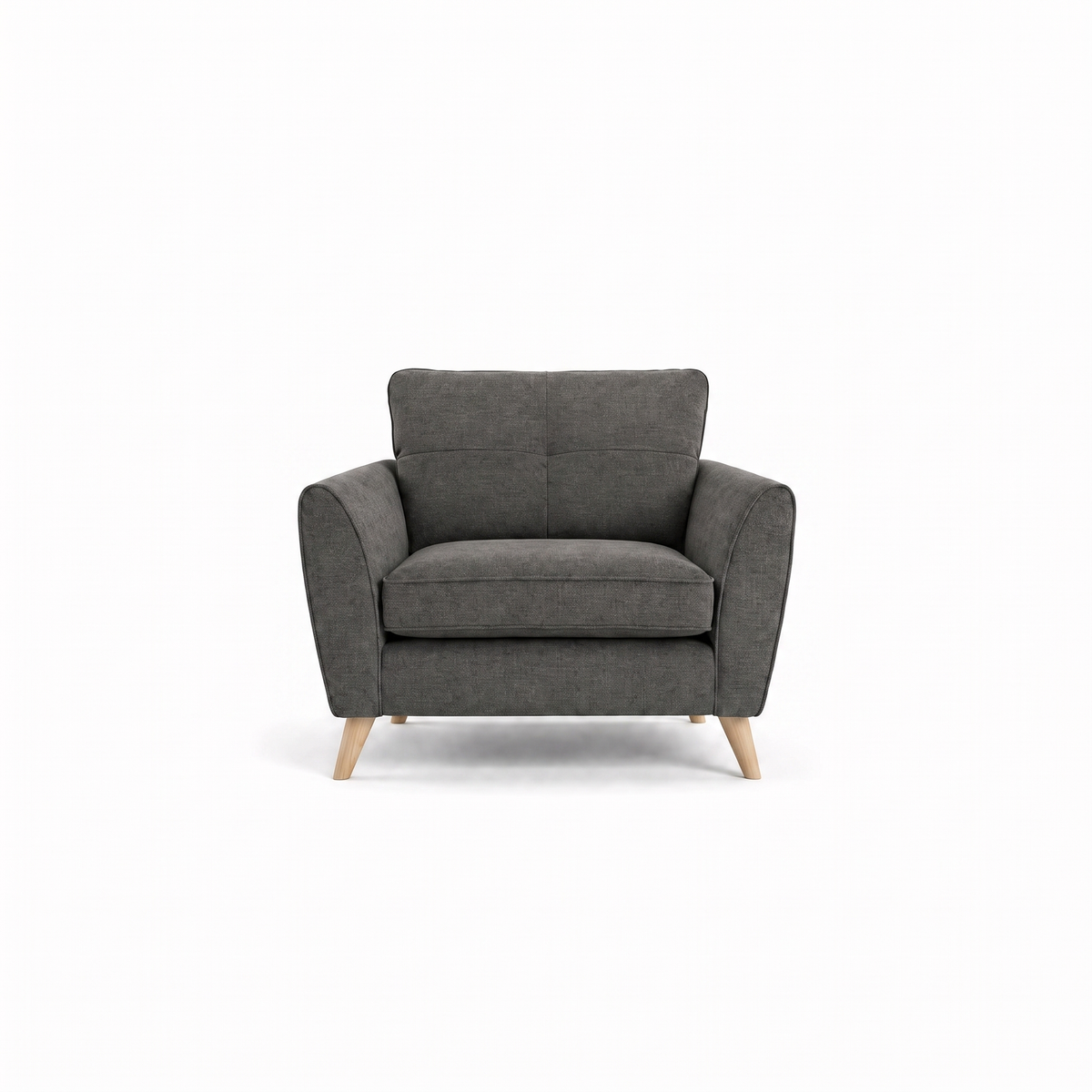 Zara Armchair - Armchair Armchairs Sterling Home 18 Kensington Graphite Light Feet