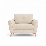 Zara Cuddler - Cuddler Loveseats Sterling Home 17 Kensington Cream Light Feet