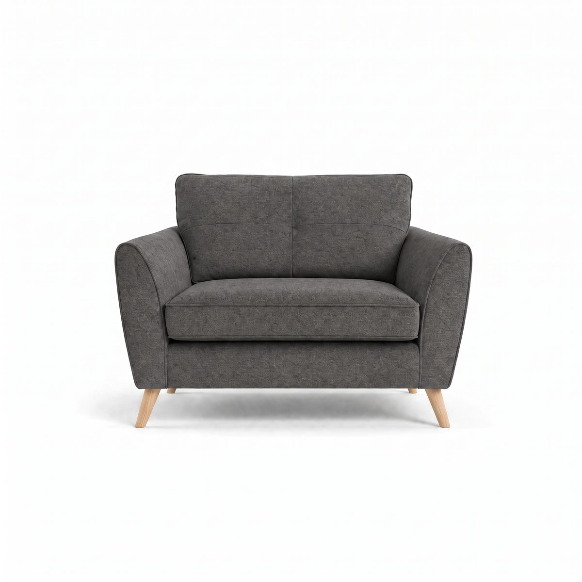 Zara Cuddler - Cuddler Loveseats Sterling Home 18 Kensington Graphite Light Feet