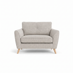 Zara Cuddler - Cuddler Loveseats Sterling Home 16 Kensington Mink Light Feet