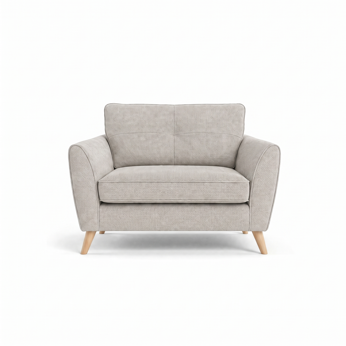 Zara Cuddler - Cuddler Loveseats Sterling Home 16 Kensington Mink Light Feet