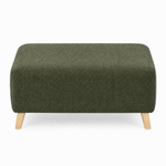 Zara Footstool - Footstool Footstools Sterling Home 19 Kensington Moss Light Feet