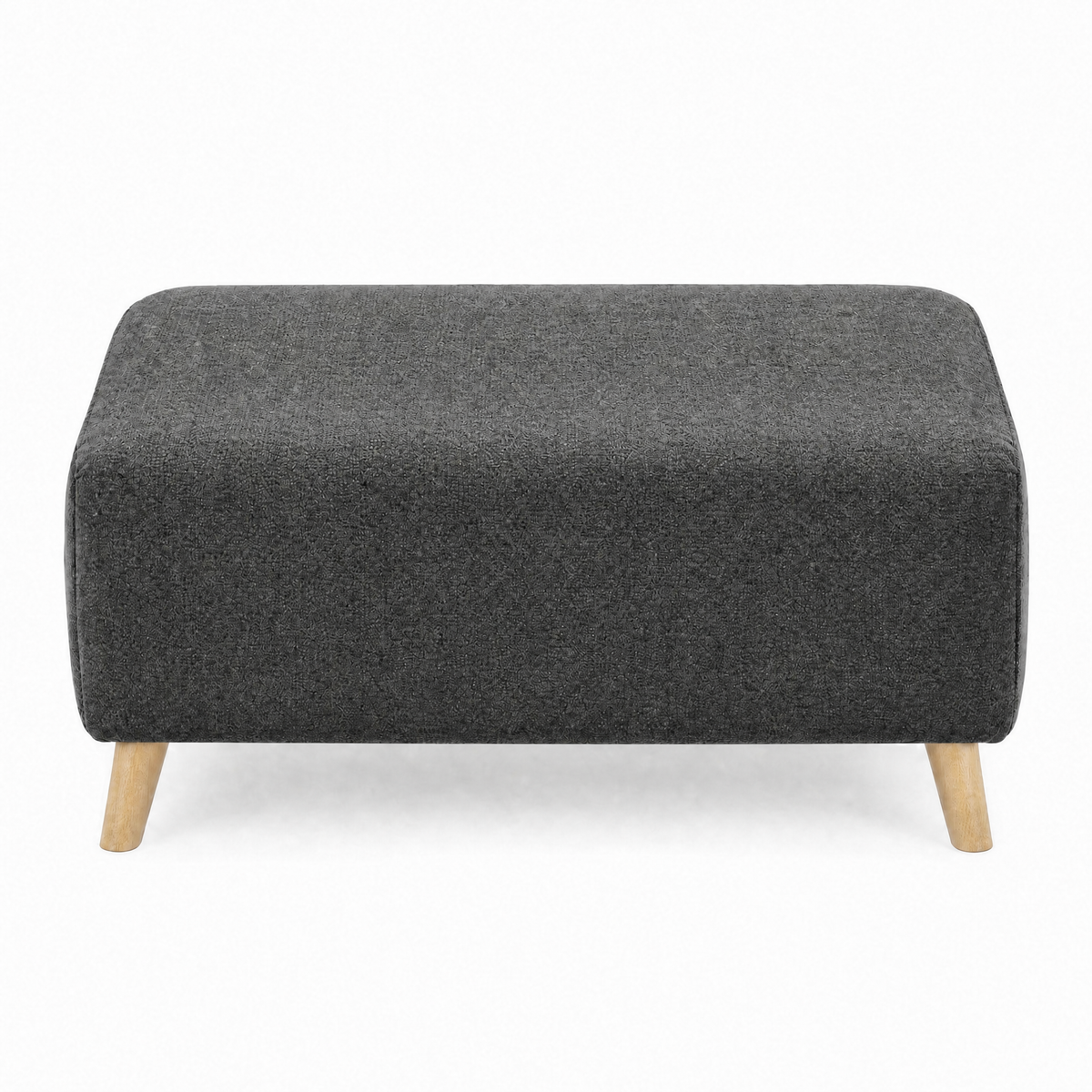 Zara Footstool - Footstool Footstools Sterling Home 16 Kensington Graphite Light Feet