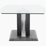 Zenith Coffee Table - Coffee Table Champagne High Gloss / Dark Grey Tables Sterling Home 4