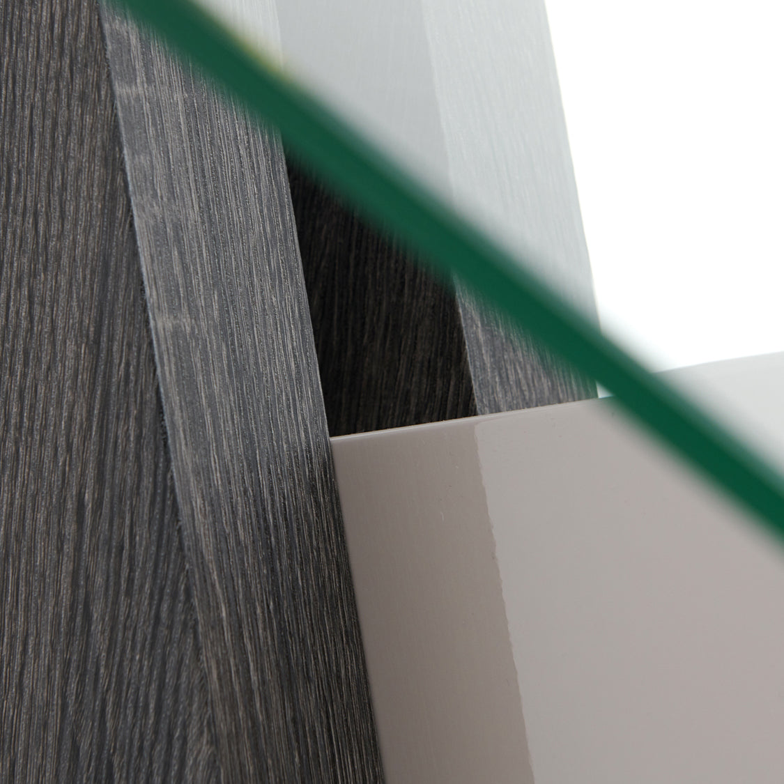 Zenith Coffee Table - Coffee Table Champagne High Gloss / Dark Grey Tables Sterling Home 6