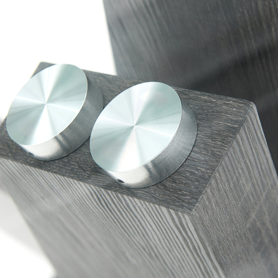 Zenith Console Table - Sofa Table Champagne High Gloss / Dark Grey Tables Sterling Home 5