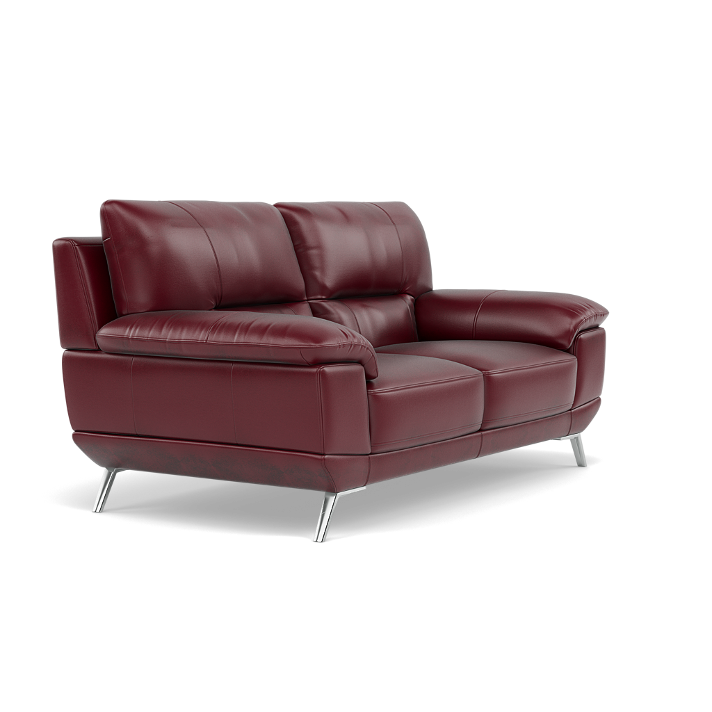 Zuco 2 Seater Sofa - 2 Seater Sofa Cat 20 — BV-035C DEEP RED, gallery image 1