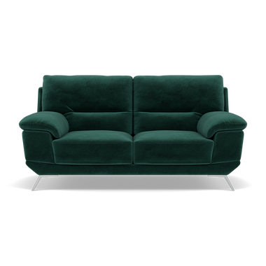 Zuco 2 Seater Sofa - 2 Seater Sofa Fabric 2 Seater Sofas Sterling Home 15 FAB-MEG-37 EMERALD GREEN