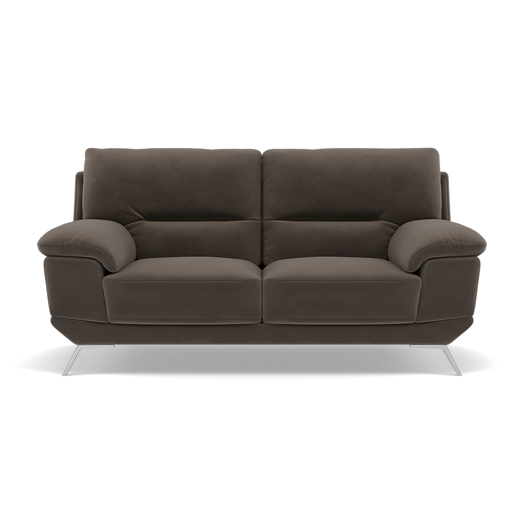 Zuco 2 Seater Sofa - 2 Seater Sofa Fabric 2 Seater Sofas Sterling Home 11 FAB-MEG-51 DK TAUPE