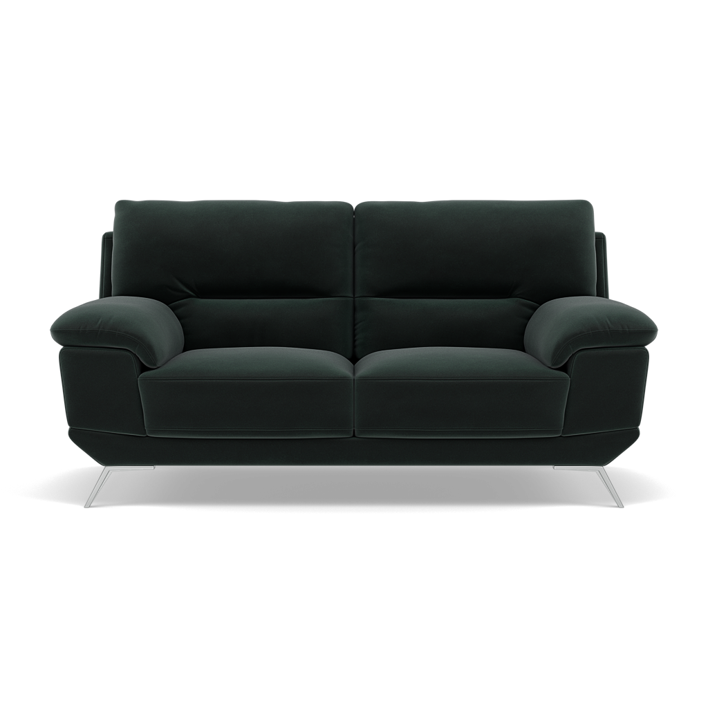 Zuco 2 Seater Sofa - 2 Seater Sofa Fabric 2 Seater Sofas Sterling Home 10 FAB-MEG-21 CHARCOAL GREY