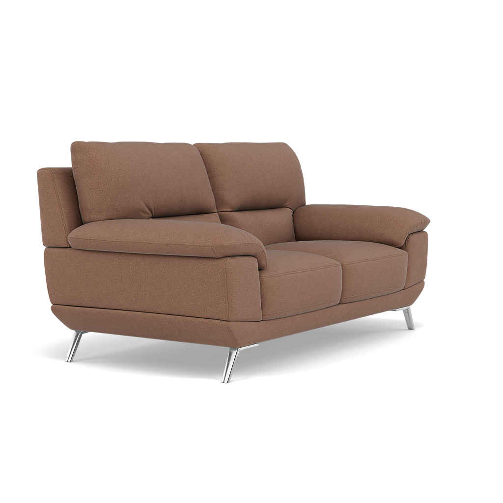 Zuco 2 Seater Sofa - 2 Seater Sofa Fabric — BFA-BLJ-04 TOBACCO, gallery image 1