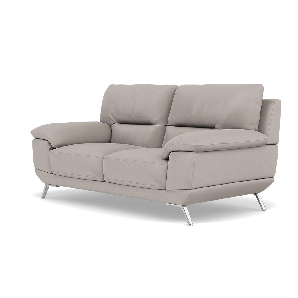Zuco 2 Seater Sofa - 2 Seater Sofa Fabric — BFAMAD-02 SILVER GREY, gallery image 3