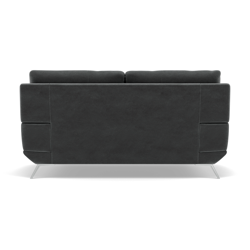 Zuco 2 Seater Sofa - 2 Seater Sofa Fabric — FAB-MEG-20  PEWTER, gallery image 2
