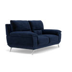 Zuco 2 Seater Sofa - 2 Seater Sofa Fabric — FAB-MEG-28  NAVY, gallery image 1