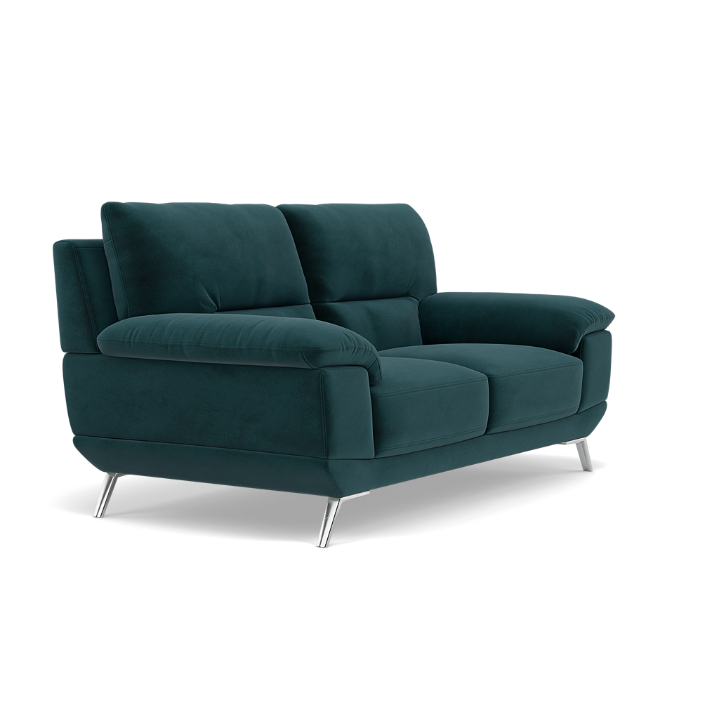 Zuco 2 Seater Sofa - 2 Seater Sofa Fabric — FAB-MEG-36  LAKE GREEN, gallery image 1