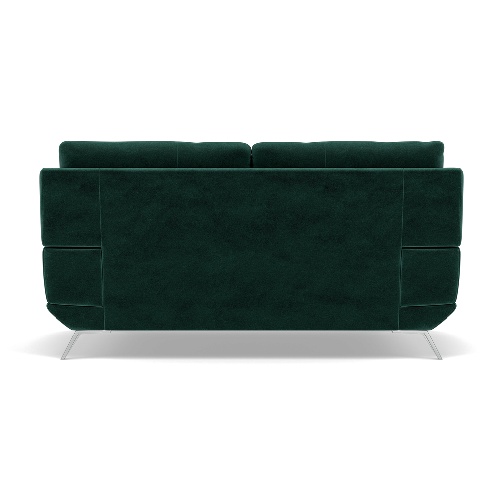 Zuco 2 Seater Sofa - 2 Seater Sofa Fabric — FAB-MEG-37  EMERALD GREEN, gallery image 2