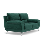 Zuco 2 Seater Sofa - 2 Seater Sofa Fabric — FAB-MEG-37  EMERALD GREEN, gallery image 1