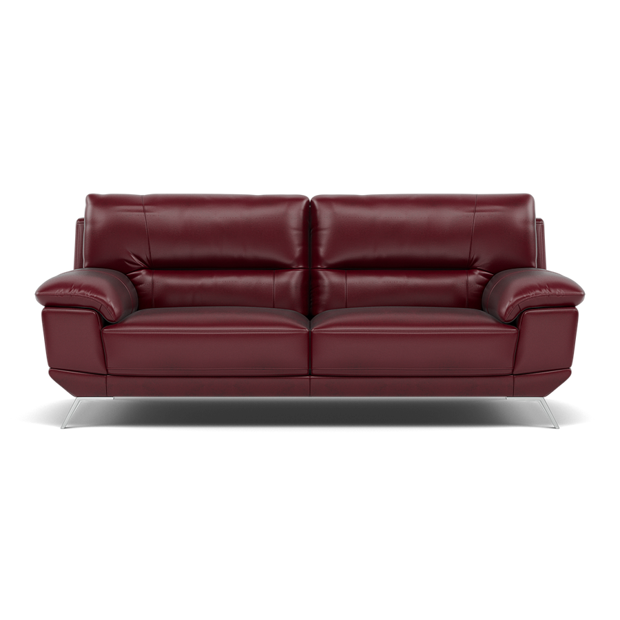 Zuco 3 Seater Sofa - 3 Seater Sofa Cat 20 Sterling Home BV-035C DEEP RED 1