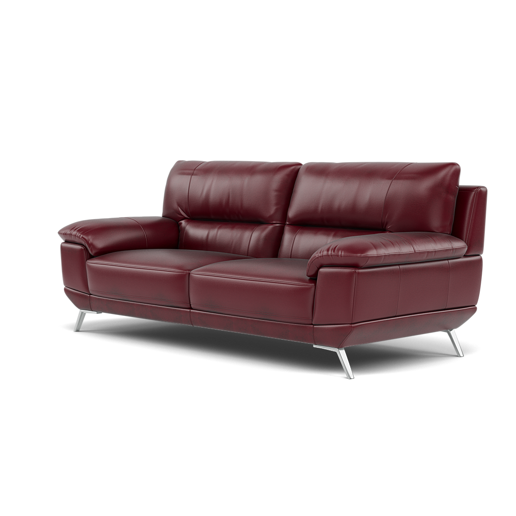 Zuco 3 Seater Sofa - 3 Seater Sofa Cat 20 — BV-035C DEEP RED, gallery image 3