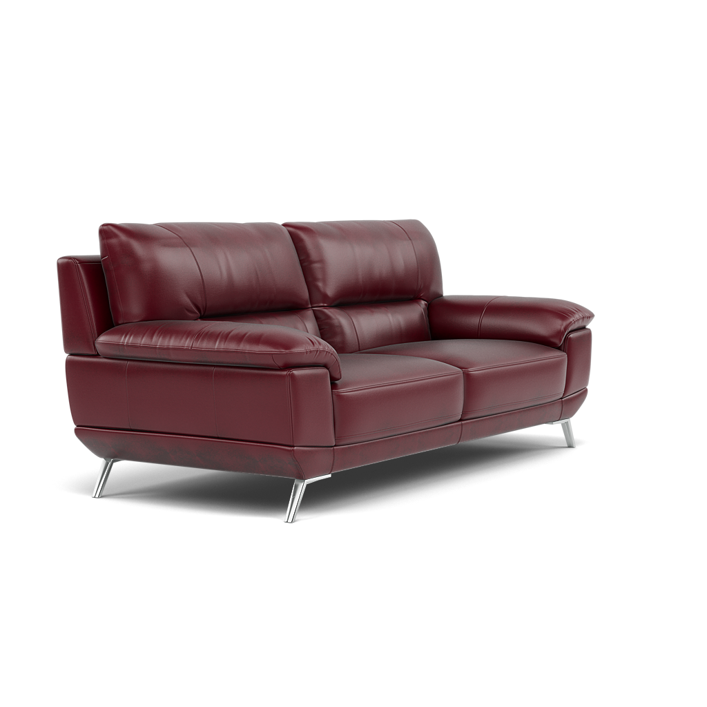 Zuco 3 Seater Sofa - 3 Seater Sofa Cat 20 — BV-035C DEEP RED, gallery image 1