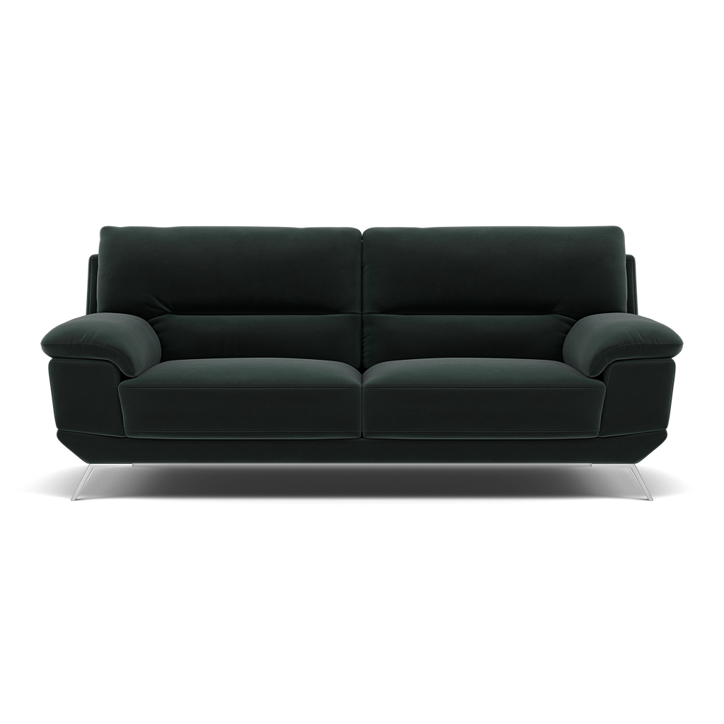 Zuco 3 Seater Sofa - 3 Seater Sofa Fabric 3 Seater Sofas Sterling Home 10 FAB-MEG-21 CHARCOAL GREY