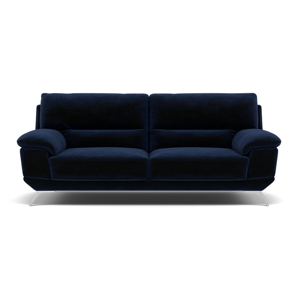 Zuco 3 Seater Sofa - 3 Seater Sofa Fabric 3 Seater Sofas Sterling Home 13 FAB-MEG-28 NAVY