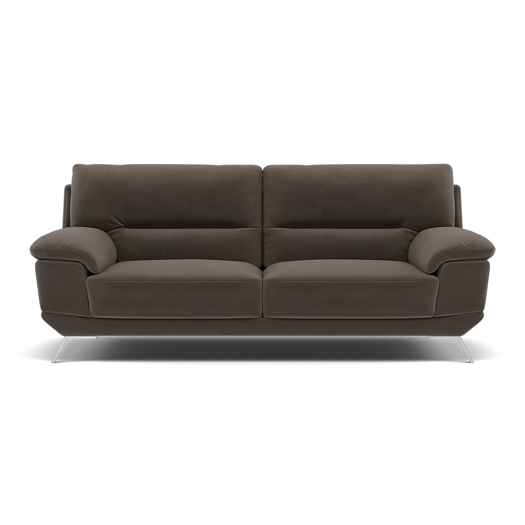 Zuco 3 Seater Sofa - 3 Seater Sofa Fabric 3 Seater Sofas Sterling Home 11 FAB-MEG-51 DK TAUPE