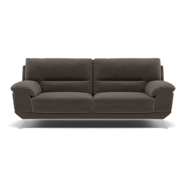 Zuco 3 Seater Sofa - 3 Seater Sofa Fabric 3 Seater Sofas Sterling Home 11 FAB-MEG-51 DK TAUPE