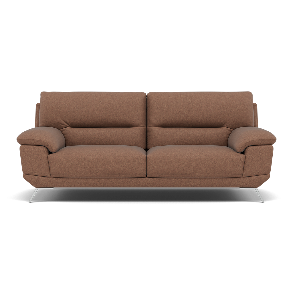 Zuco 3 Seater Sofa - 3 Seater Sofa Fabric 3 Seater Sofas Sterling Home 17 BFA-BLJ-04 TOBACCO