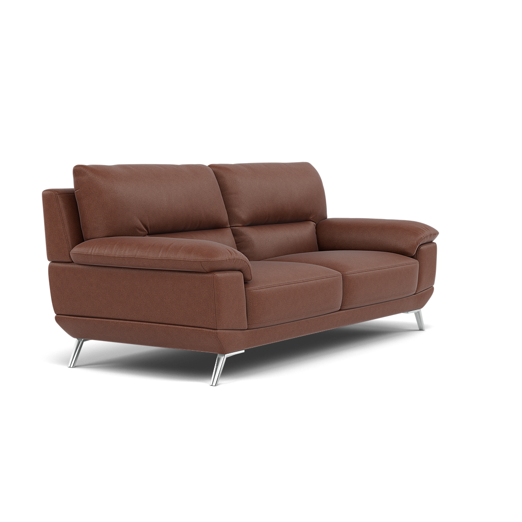 Zuco 3 Seater Sofa - 3 Seater Sofa Fabric — BFA-BLJ-05 HAZELNUT, gallery image 1