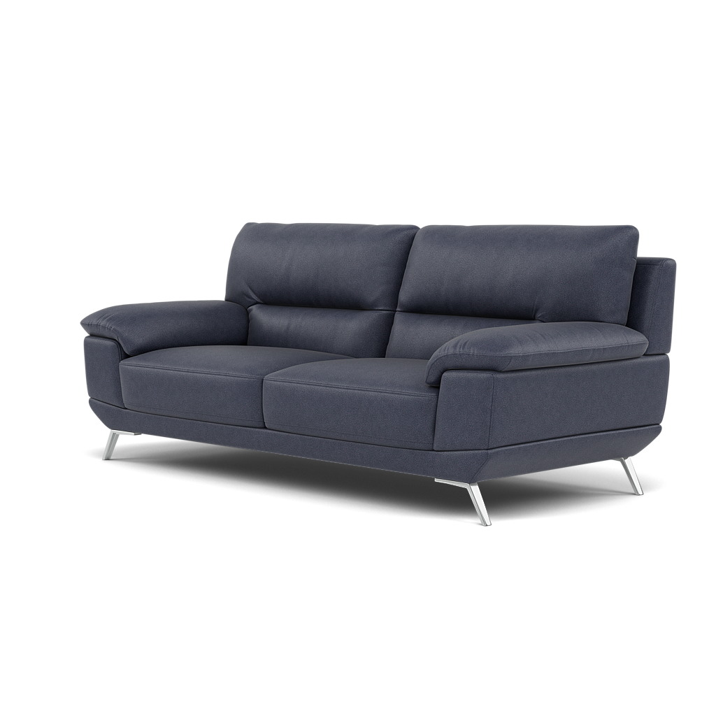 Zuco 3 Seater Sofa - 3 Seater Sofa Fabric — BFA-BLJ-08  PACIFIC BLUE, gallery image 3